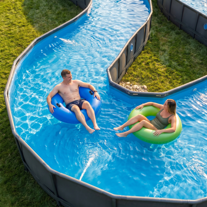 Μοντέρνα πισίνα Lazy River για κήπο